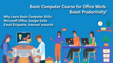 Basic Computer Course for Office Work: Boost Productivity!